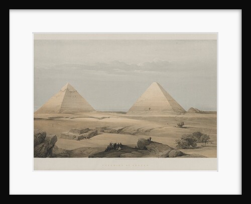 Egypt and Nubia, Volume II: Pyramids of Geezeh, 1848 by Louis Haghe