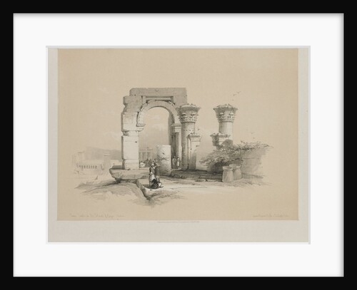 Egypt and Nubia, Volume II: Ruins - Temple on the Island of Biggeh, Nubia, 1847 by Louis Haghe