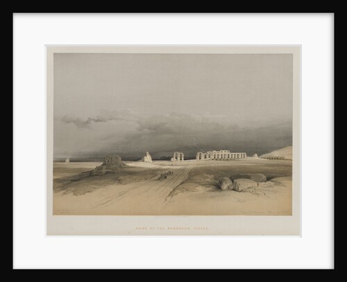 Egypt and Nubia, Volume II: Ruins of Memnonium, Thebes, 1847 by Louis Haghe