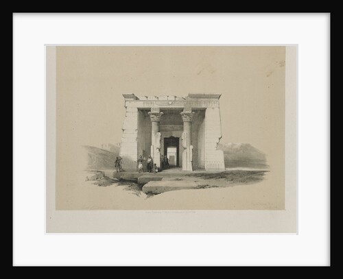 Egypt and Nubia, Volume II: Temple of Dandour, Nubia, 1848 by Louis Haghe