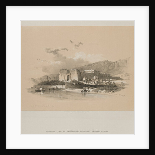 Egypt and Nubia, Volume II: Temple of Kababshe, Nubia, 1848 by Louis Haghe