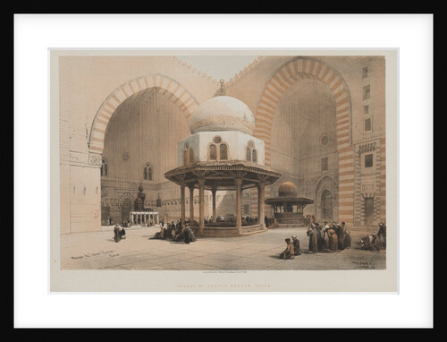 Egypt and Nubia, Volume III, Mosque of the Sultan Hassan, Cairo, 1848 by Louis Haghe