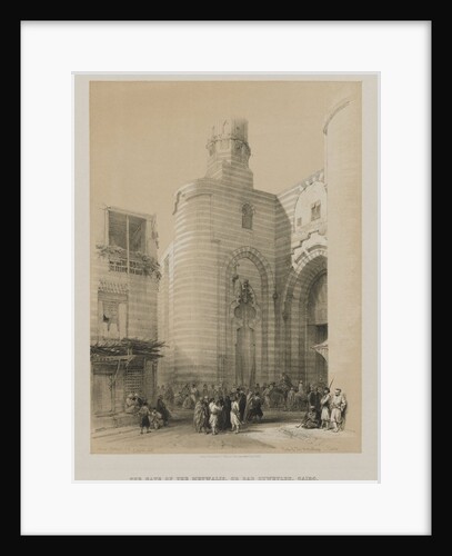 Egypt and Nubia, Volume III: Gate of the Metwaleys, Cairo, 1848 by Louis Haghe