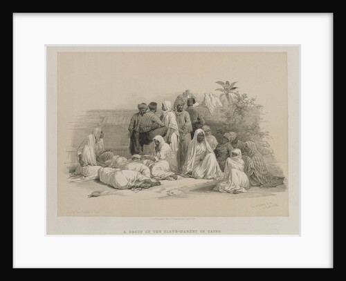 Egypt and Nubia, Volume III: In the Slave Market at Cairo, 1849 by Louis Haghe