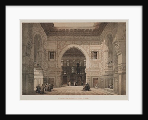Egypt and Nubia, Volume III: Interior of the Mosque of the Sultan El Ghoree, 1849 by Louis Haghe