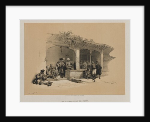 Egypt and Nubia, Volume III: The Coffee Shop, 1849 by Louis Haghe