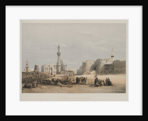 Egypt and Nubia, Volume III: The Entrance to the Citadel of Cairo, 1849 by Louis Haghe