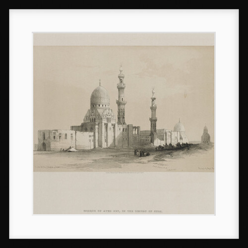 Egypt and Nubia, Volume III: Tombs of the Caliphs-Cairo. Mosque of Ayed Be[y], 1849 by Louis Haghe