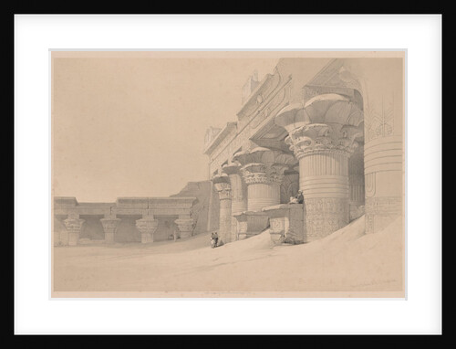 Egypt and Nubia: Volume I - No. 10, Edfou, 1838 by Louis Haghe