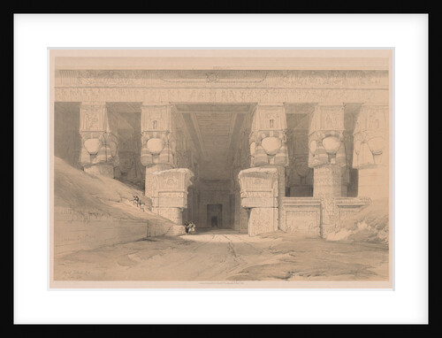 Egypt and Nubia: Volume I - No. 35, Dendera, 1838 by Louis Haghe