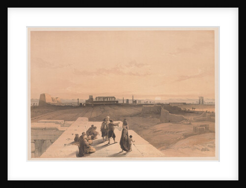 Egypt and Nubia: Volume I - No. 38, Ruins of Karnak, 1838 by Louis Haghe