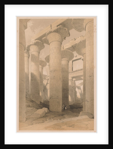 Egypt and Nubia: Volume II - No. 14, Karnak, 1838 by Louis Haghe