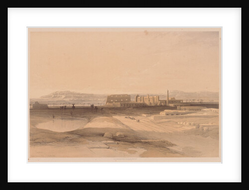 Egypt and Nubia: Volume II - No. 32, Karnak, 1838 by Louis Haghe