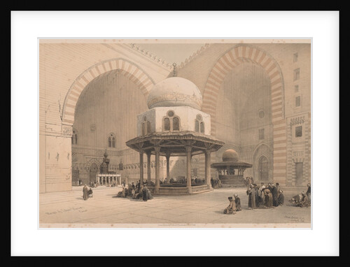 Egypt and Nubia: Volume III - No. 8, Mosque of Sultan Hassan, Cairo, 1838 by Louis Haghe