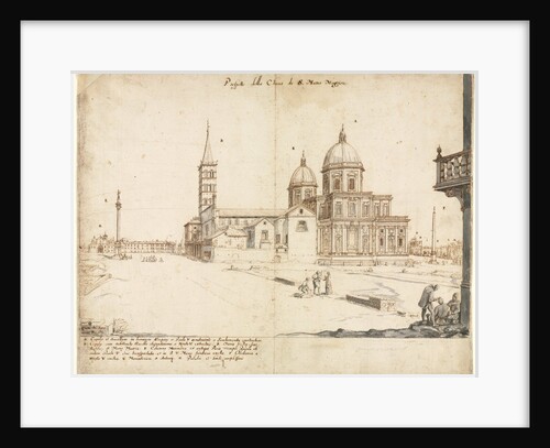 Eighteen Views of Rome: The Basilica of Santa Maria Maggiore, 1664 by Lievin Cruyl