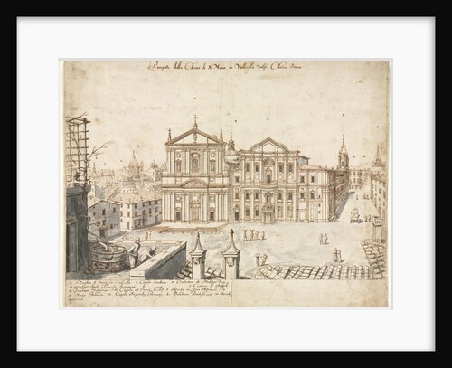 Eighteen Views of Rome: The Church of Santa Maria in Vallicella, 1665 by Lievin Cruyl