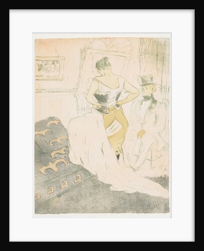 Elles: Woman In a Corset, 1896 by Henri de Toulouse-Lautrec
