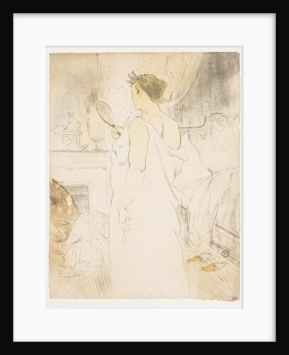 Elles: Woman with a Hand Mirror, 1896 by Henri de Toulouse-Lautrec