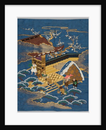 Embroidered Fukusa, late 1800s-early 1900s by Unknown