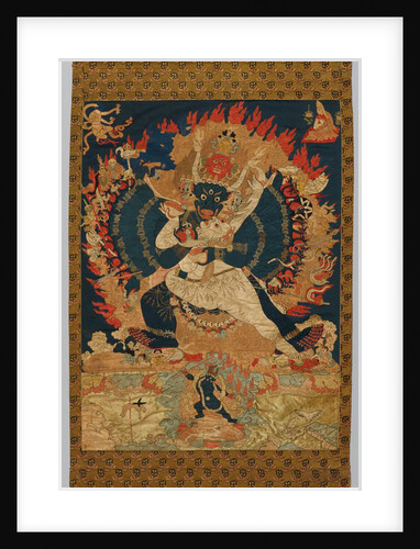 Embroidery: Yama and Consort, 18th-19th century by Unknown