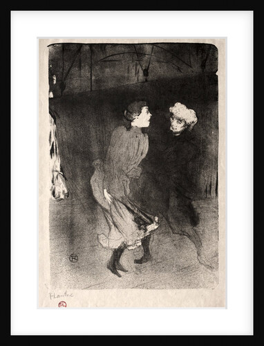 Emilienne dAlecon and Mariquita of the Follies-Bergère, 1893 by Henri de Toulouse-Lautrec