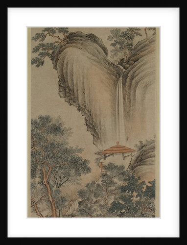 Empty Arbor and Rapid Waterfall, 1468 by Zhang Ning