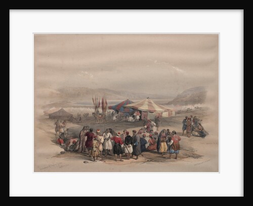 Encampment of Pilgrims, Jericho, 1839 by David Roberts