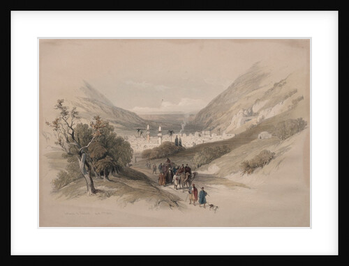 Entrance to Nablus, 1839 by David Roberts