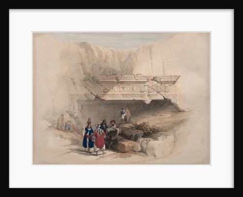 Entrance to the Tombs of the Kings, Jerusalem, 1839 by David Roberts