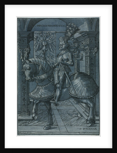Equestrian Portrait of the Emperor Maximilian, 1508 by Hans Burgkmair