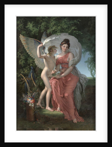 Erato, Muse of Lyrical Poetry, 1800 by Charles Meynier