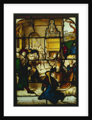 Esther before Ahasuerus, c. 1530 by Dirk Vellert