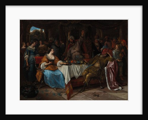 Esther, Ahasuerus, and Haman, c. 1668 by Jan Steen
