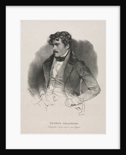 Eugène Delacroix by Jean Francois Gigoux