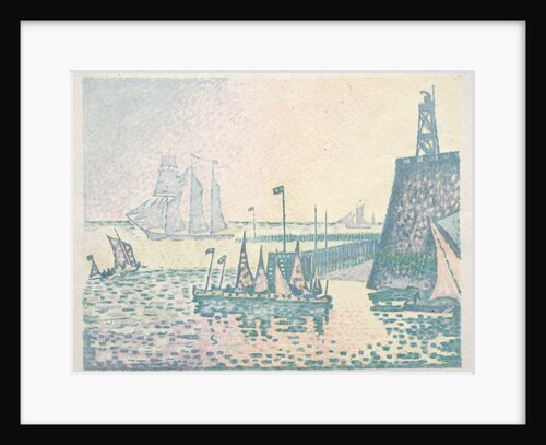 Evening, The Jetty at Vlissingen, 1898 by Paul Signac