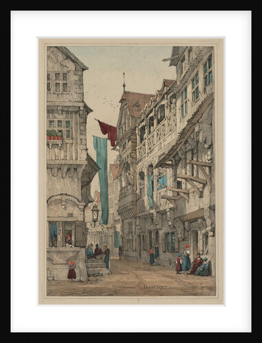 Facisimilies of Sketches made in Flanders and Germany: Sachsenhausen Francfort, 1833 by Samuel Prout