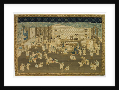 Family Gathering on New Year's Morning, 1700s by Unknown