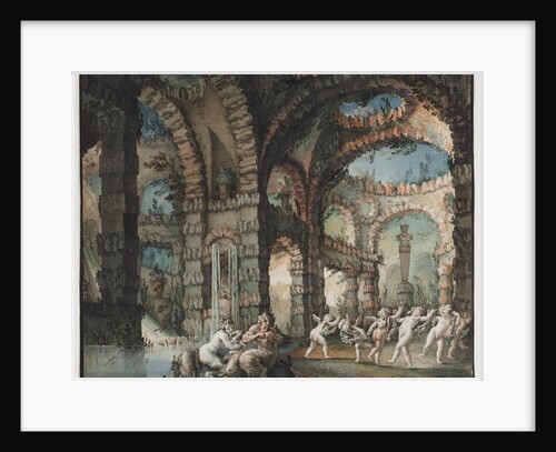 Family of Satyrs with Dancing Cherubs, c. 1775-1776 by Giovanni David