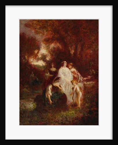 Figures in the Woods, c. 1857-1862 by Adolphe Monticelli