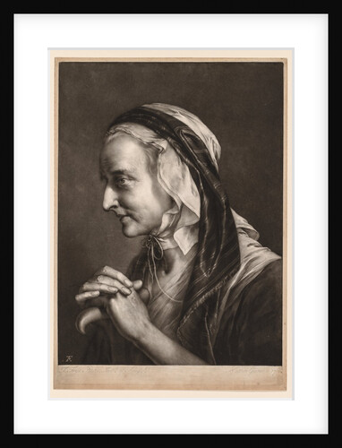 First Series of Life-Sized Heads: Mrs. Frye, 1760 by Thomas Frye