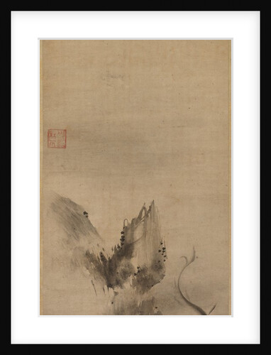 Fish and Rock, 16th century by Rinkyo