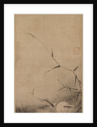 Fish and Seaweed, 16th century by Rinkyo