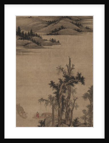 Fishermen-Hermits in Stream and Mountain, 1300s by Wu Zhen