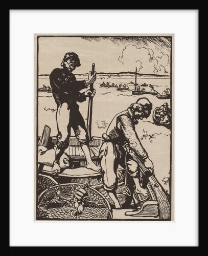 Fishing for Shrimp by Auguste Louis Lepère