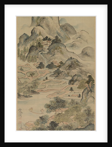 Fishing in Springtime, 1700s by Ike Taiga