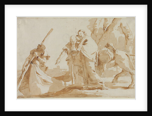 Flight into Egypt: The Embarkment of the Holy Family, c. 1735 by Giovanni Battista Tiepolo