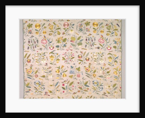 Floral Embroidery, early 1600s by Unknown
