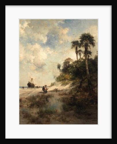 Fort George Island, Florida, 1878 by Thomas Moran