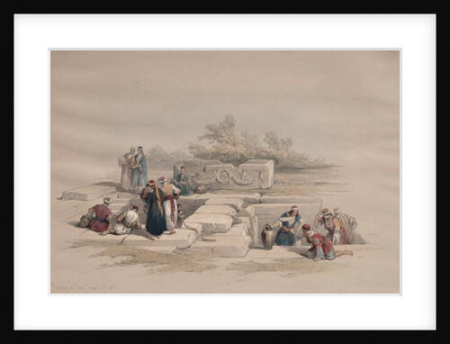 Fountain at Cana, 1839 by David Roberts