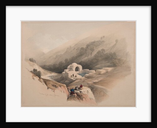 Fountain of Job, Valley of Hinnom, 1839 by David Roberts
